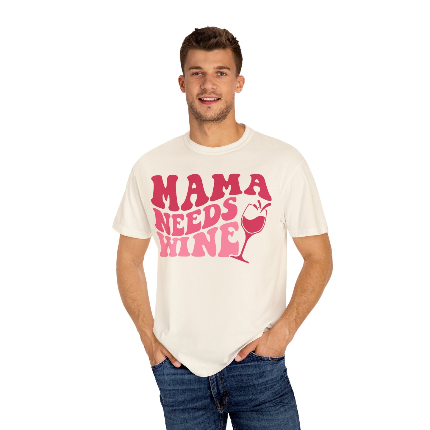 Comfort Colors® Mom Shirt Mom Needs Wine Shirt Wine Lover Shirt Wine Mama Birthday Shirt Women Gift For Mother's Day Tee