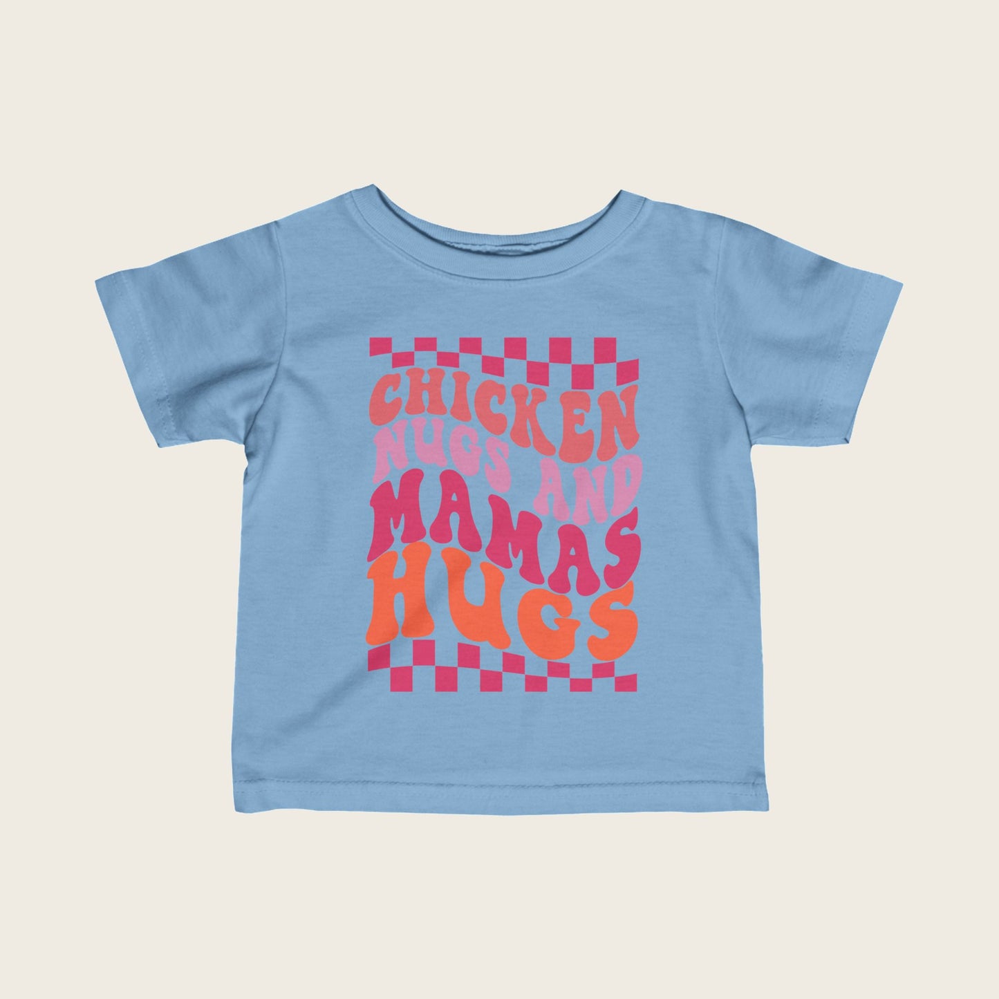 Infant Tee - Chicken and Nugs, Mama's Hugs