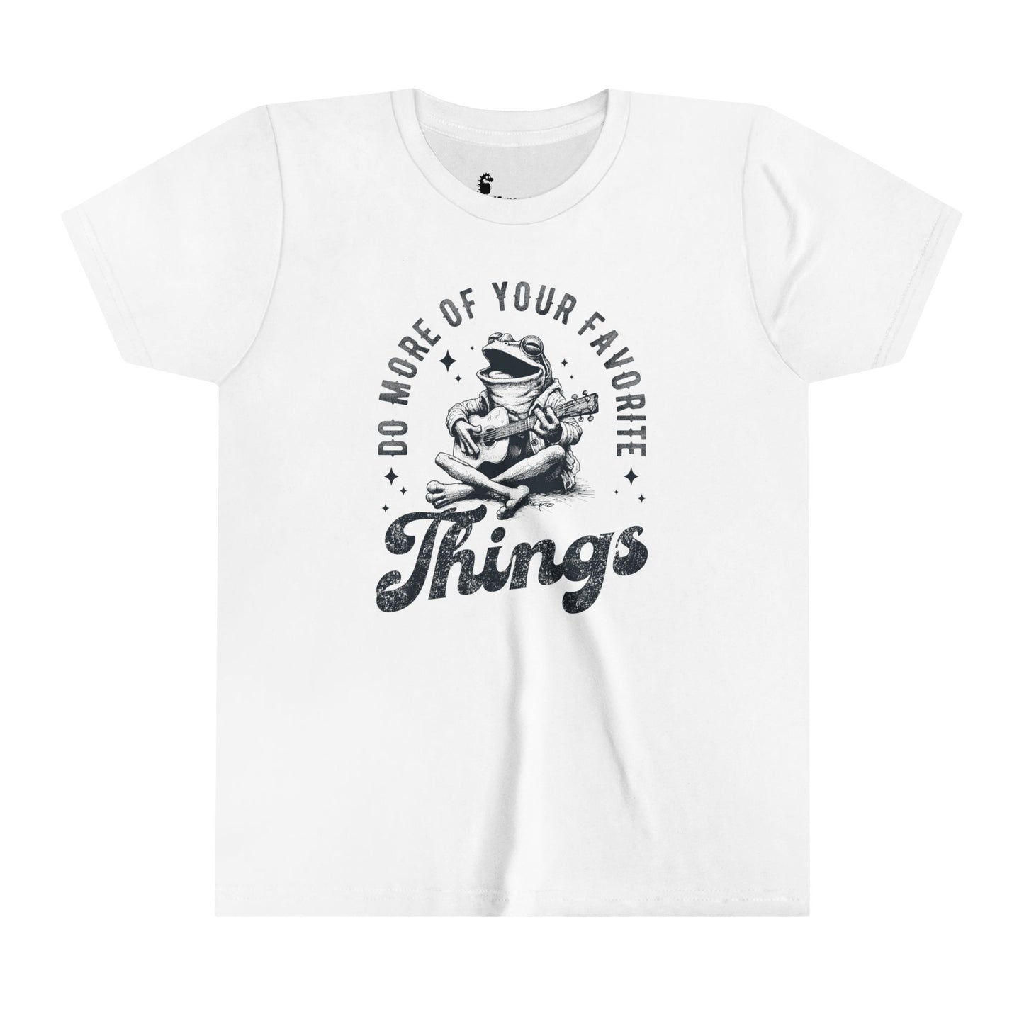 Youth Tee Kids Playful Short Sleeve Tee - 'Do More of Your Favorite Things'