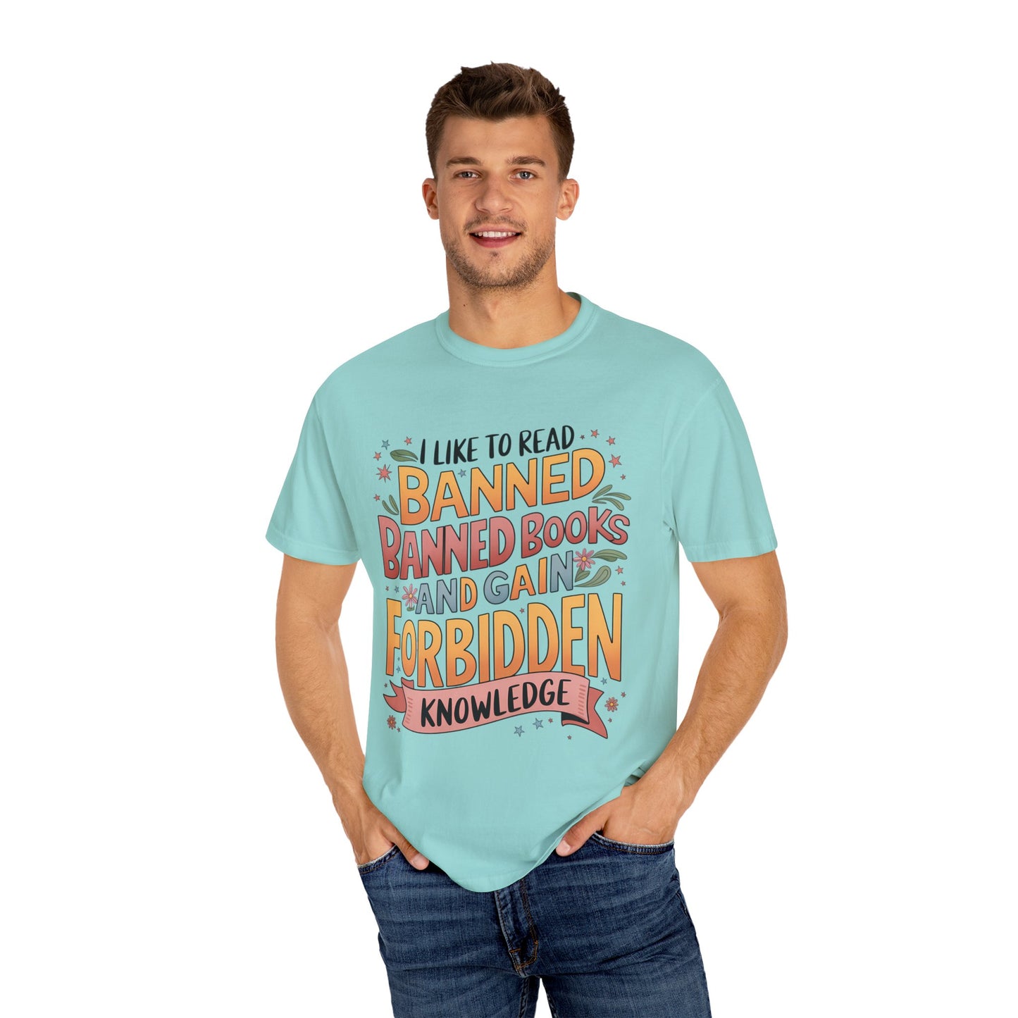 I Like To Read Banned Books Shirt Banned Books Comfort Colors® Shirt Unisex Super Soft Premium Graphic T-Shirt,Reading Shirt Librarian Shirt