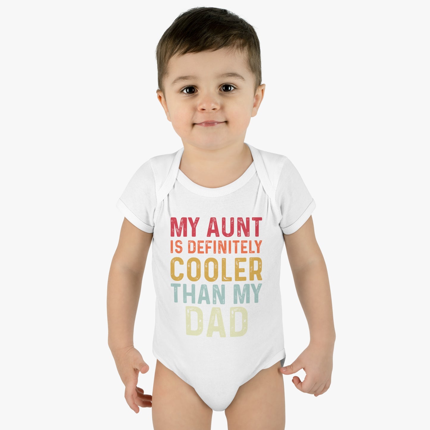 Infant Bodysuit - My Aunt Is Definitely Cooler Than My Dad XXS05