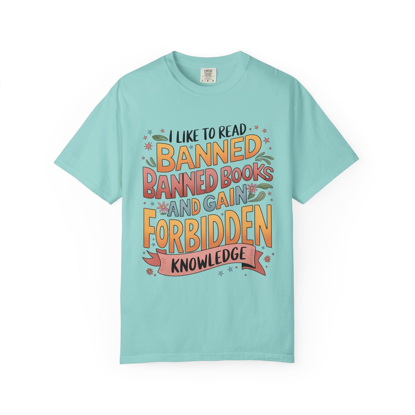 I Like To Read Banned Books Shirt Banned Books Comfort Colors® Shirt Unisex Super Soft Premium Graphic T-Shirt,Reading Shirt Librarian Shirt
