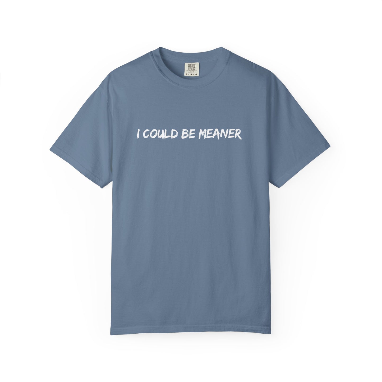 I Could Be Meaner Soft but Strong Retro Mental Health Quote Shirt | Comfort Colors® Empowerment Tee Therapy Gift for Women