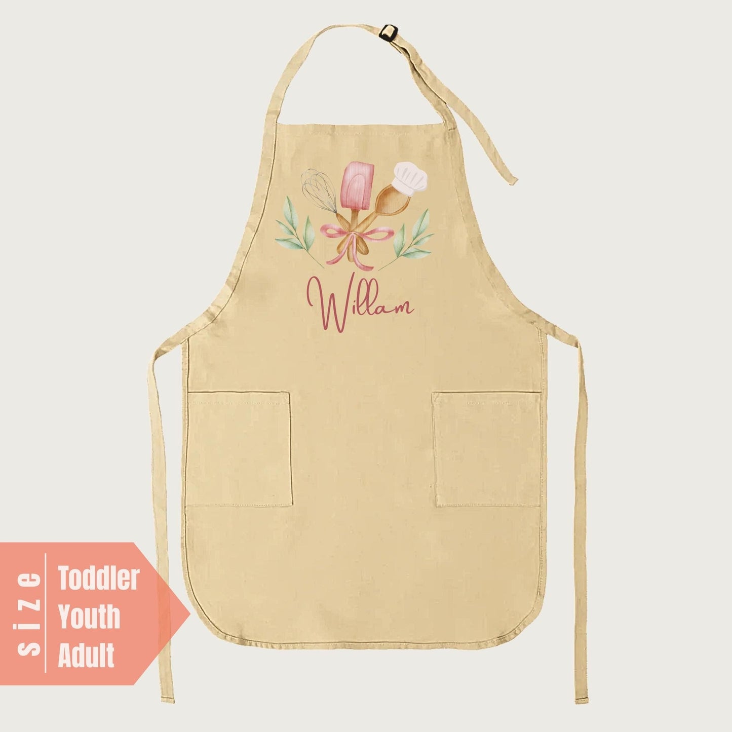 Personalized Name Family Baking Apron