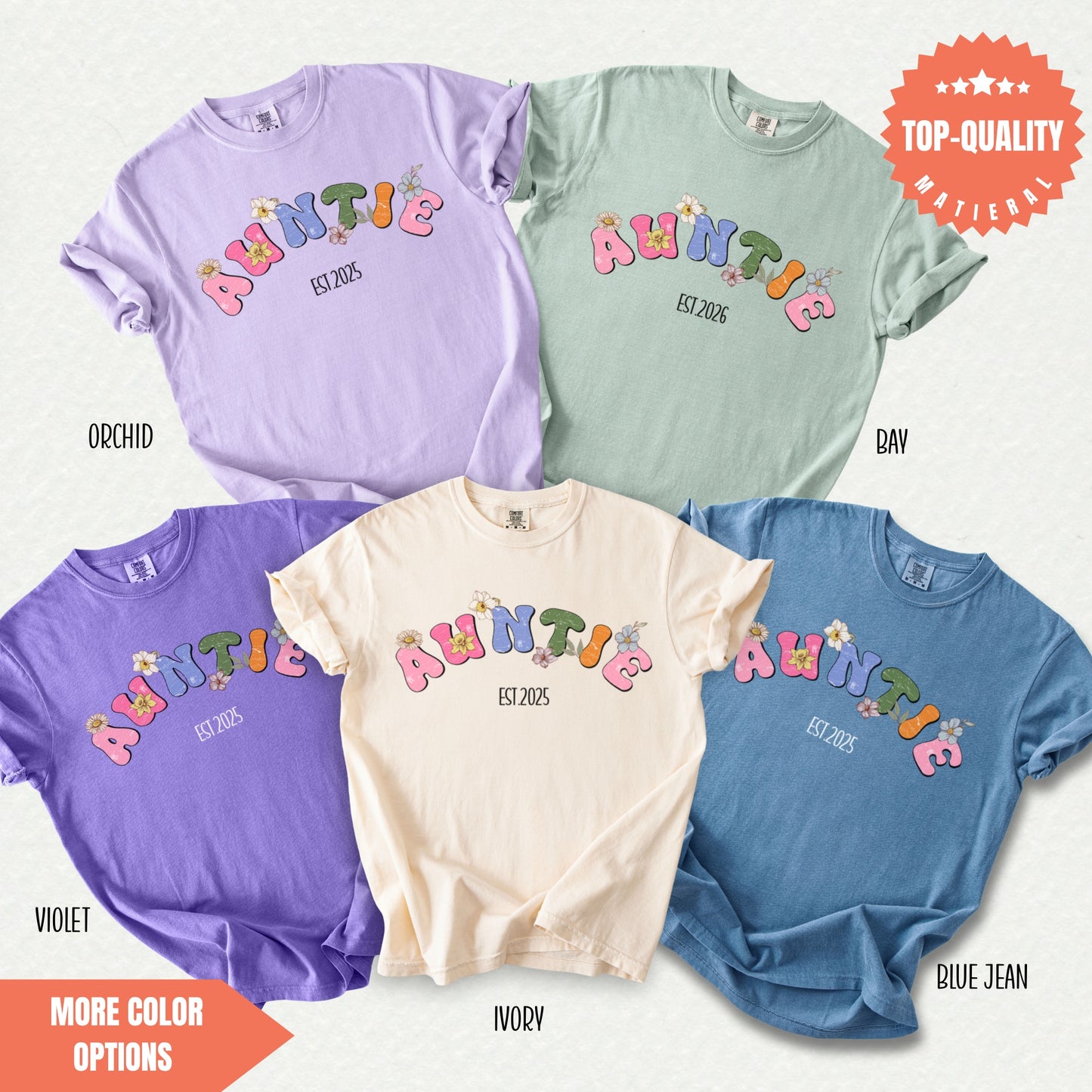 a group of four t - shirts with the name of the band
