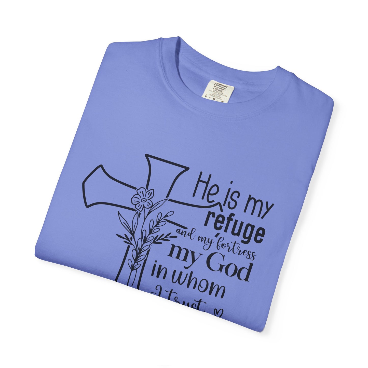 Comfort Colors® Christian Shirt Cross Shirt Every Morning Bible Verse Shirt Religious Women Gift Faith Tee Christian Gifts JesusTee 91:2
