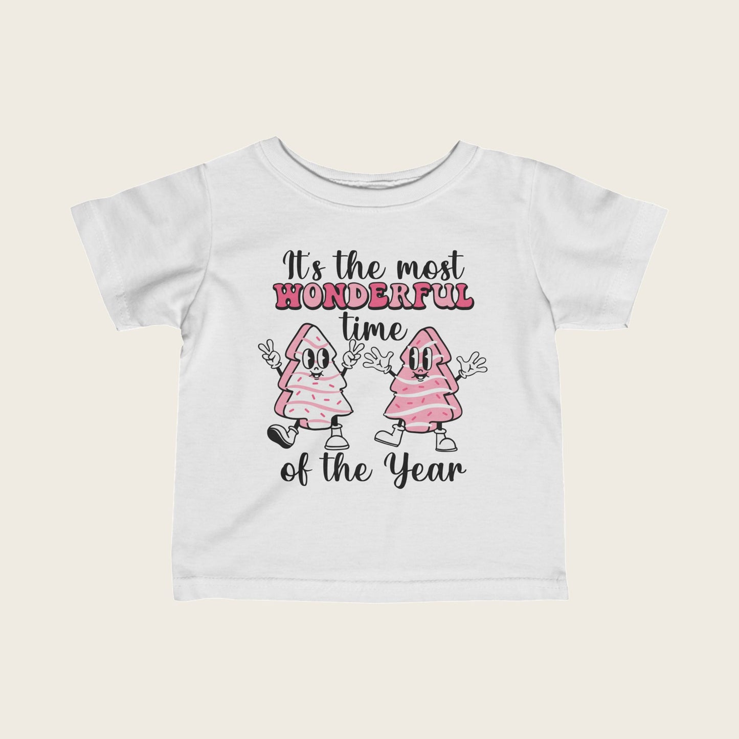 Christmas Infant Tee - This Is The Season Pink03
