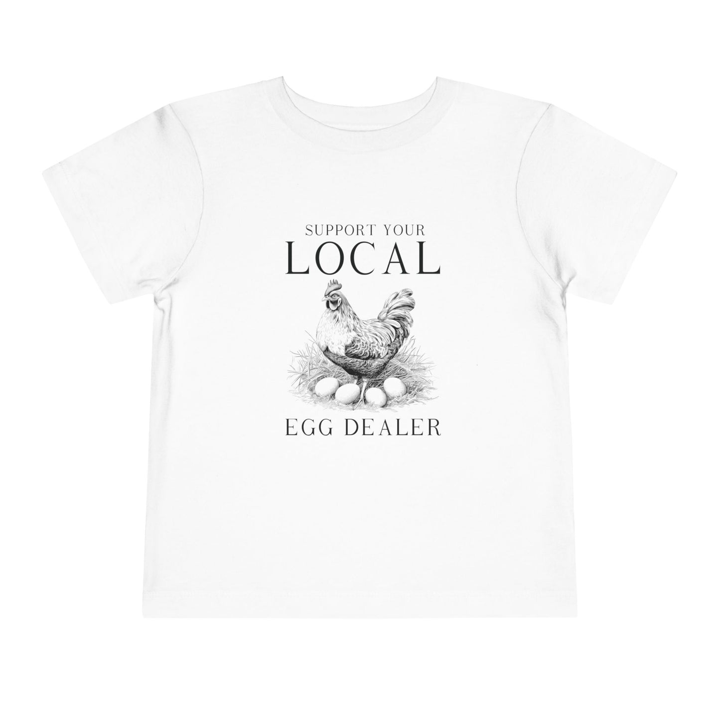 Farm Animals Toddler Tee Egg