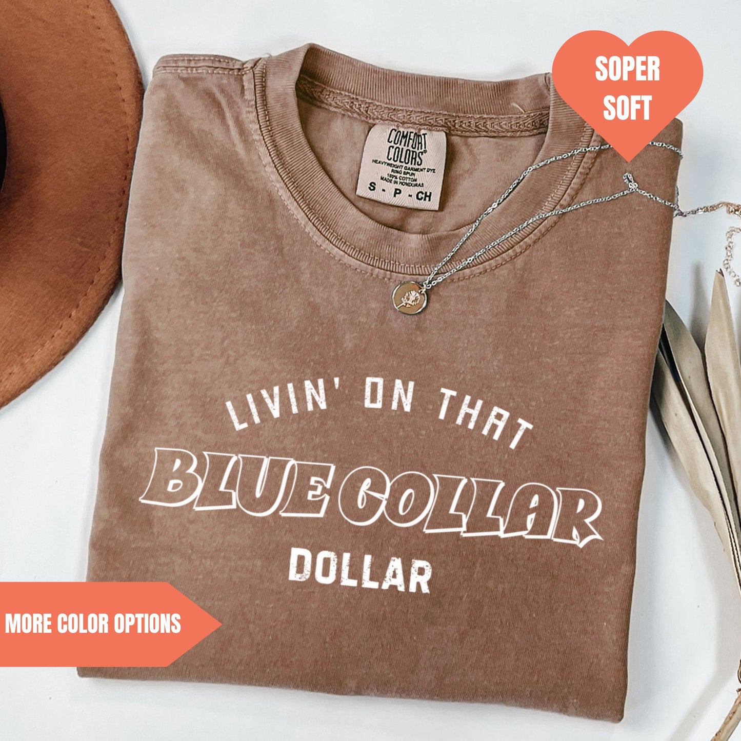 Comfort Colors® Blue Collar Dollar Shirt