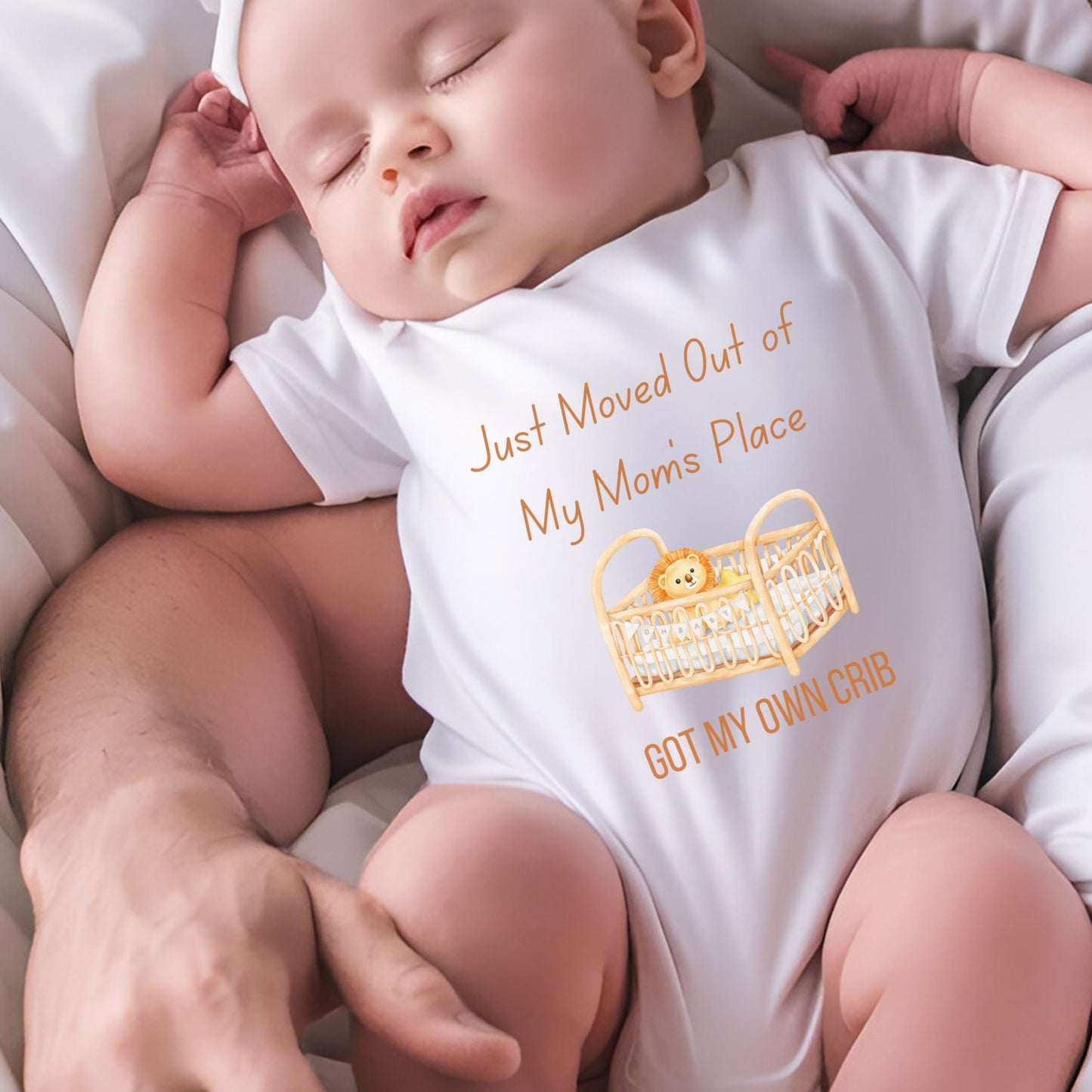 Got My Own Crib Gift Newborn Baby Bodysuit XXSA1