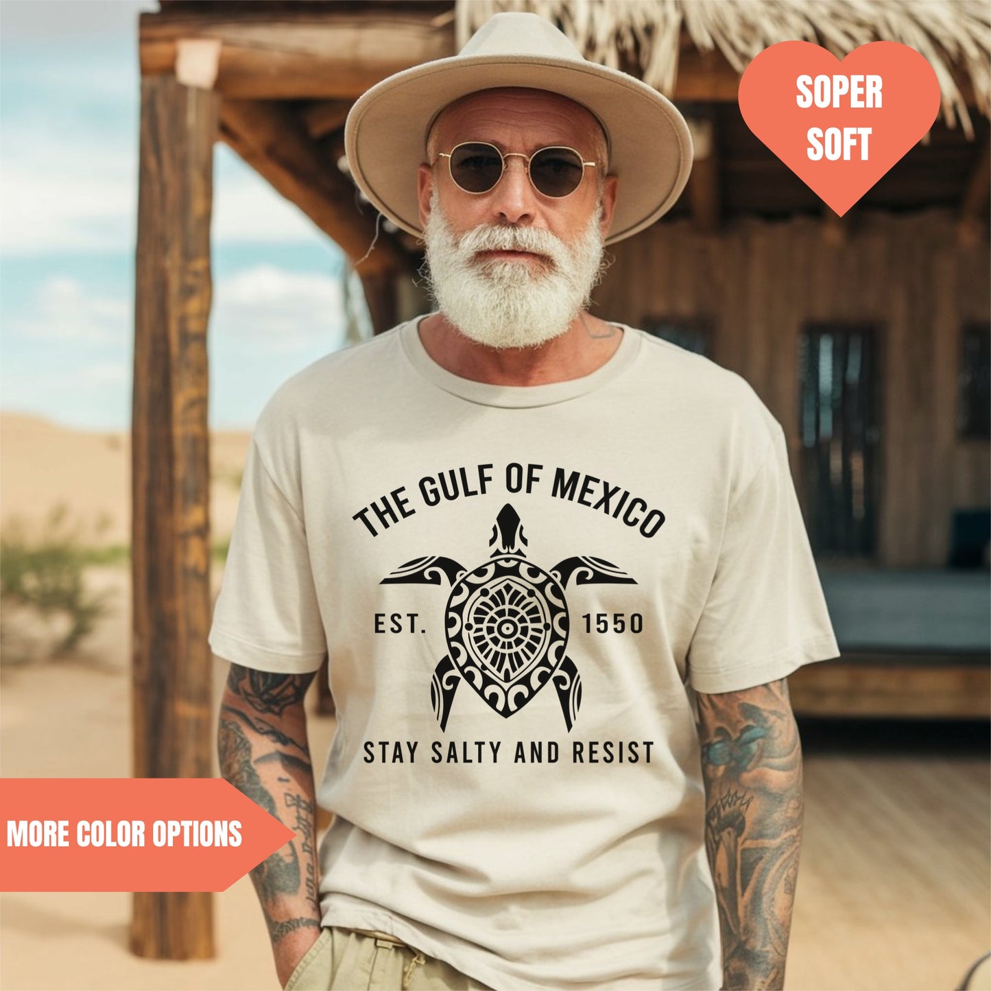 Gulf Of Mexico Stay Salty Resistance Tee Comfort Colors® Oversized
