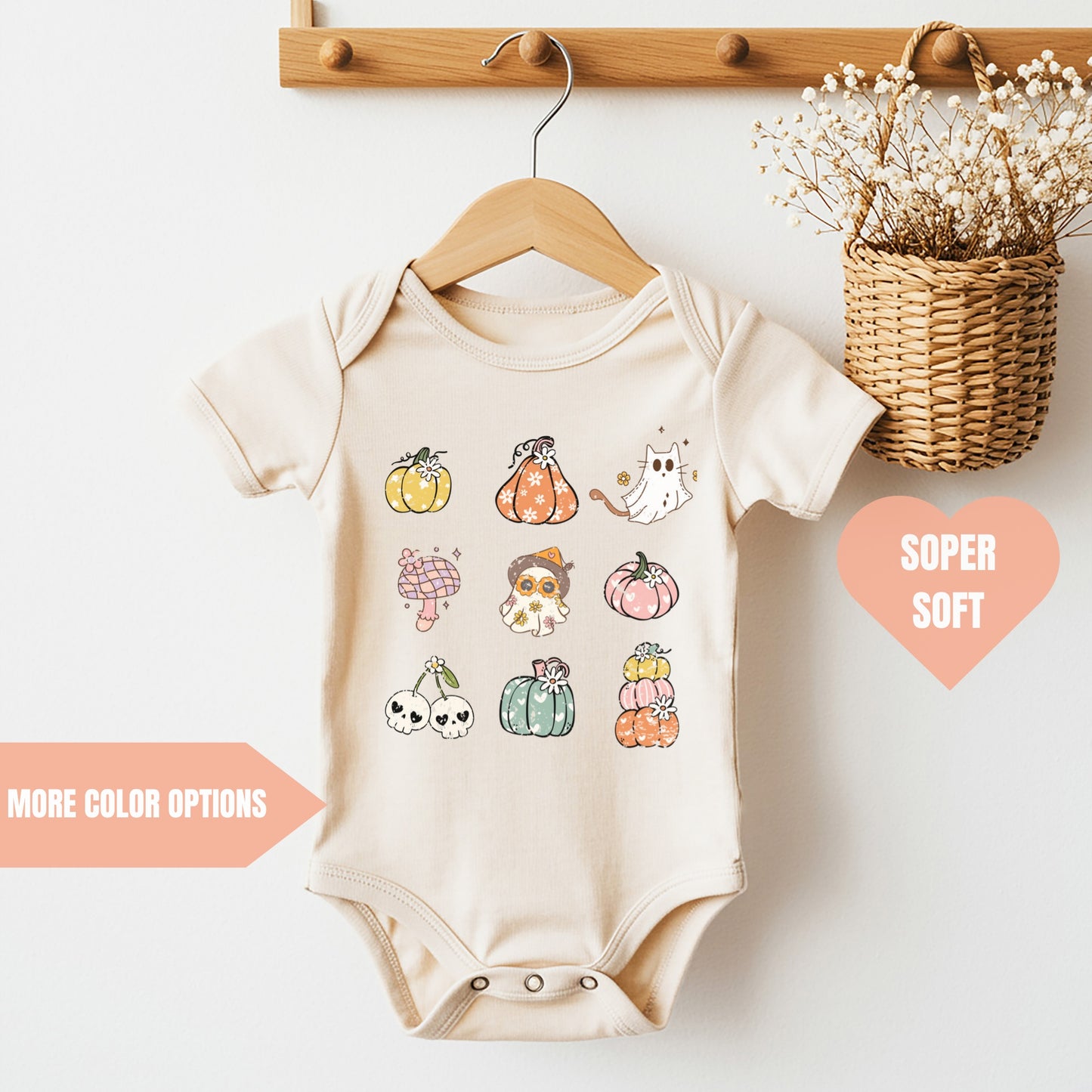 Halloween Cat Baby Bodysuit