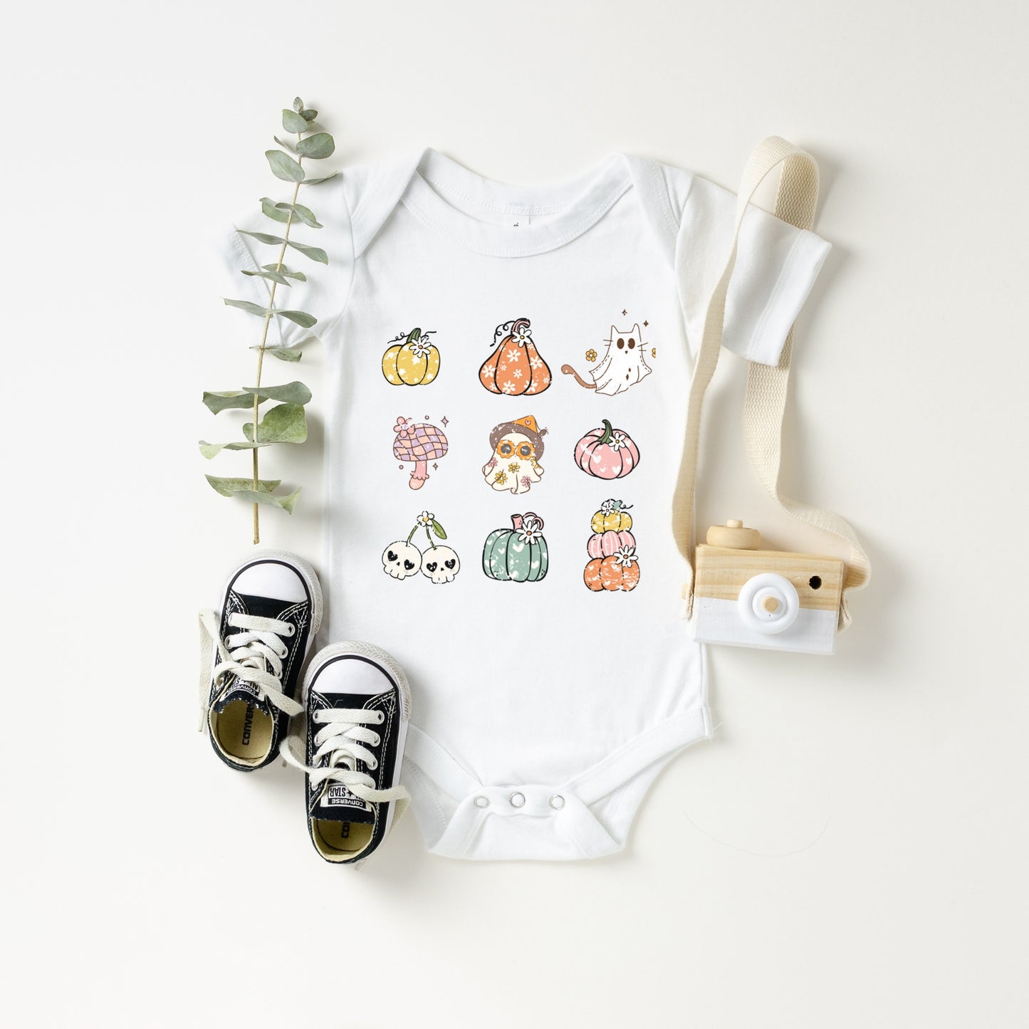 Halloween Cat Baby Bodysuit