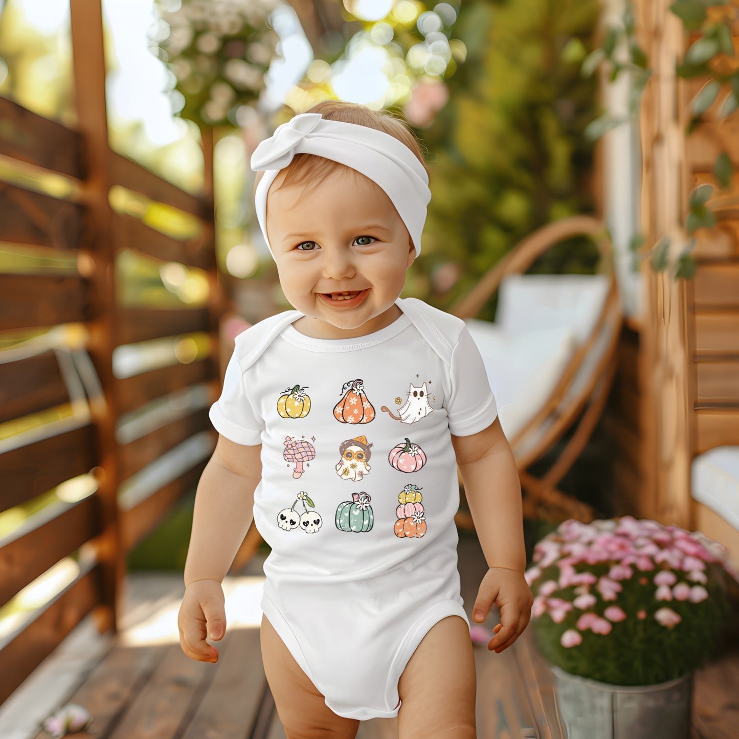 Halloween Cat Baby Bodysuit