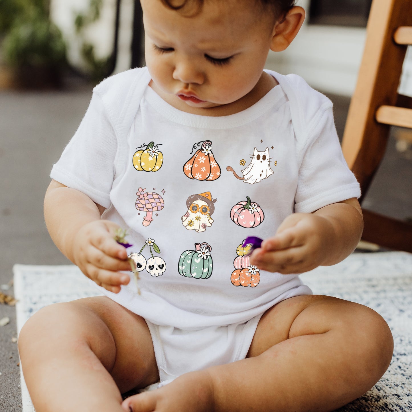 Halloween Cat Baby Bodysuit