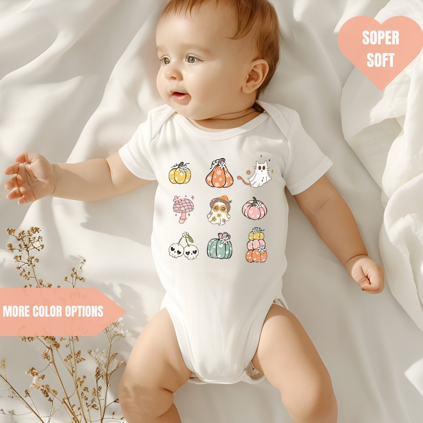 Halloween Cat Baby Bodysuit