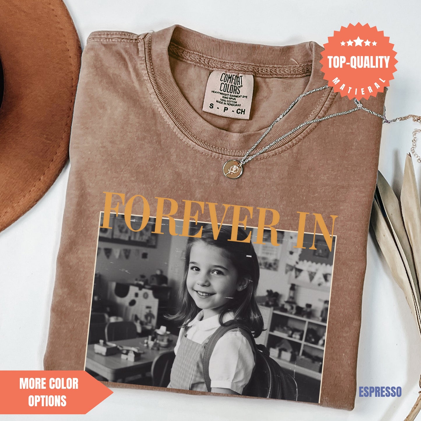 Personalised Photo Shirt Forever In Kindergarden