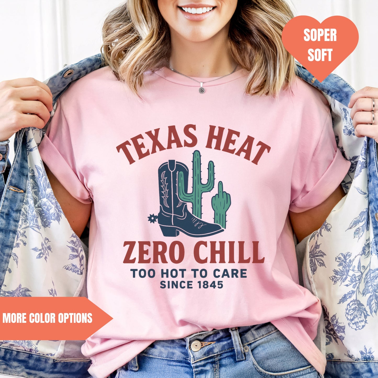 Texas Heat Zero Chill T-Shirt Comfort Colors