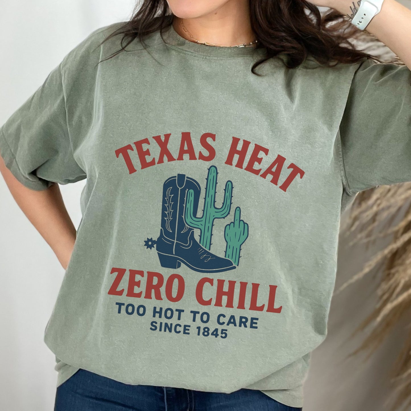 Texas Heat Zero Chill T-Shirt Comfort Colors