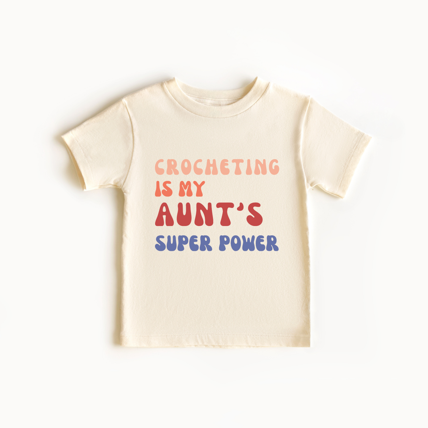Infant Tee - Crocheting is My Aunt's Super Power XXS03
