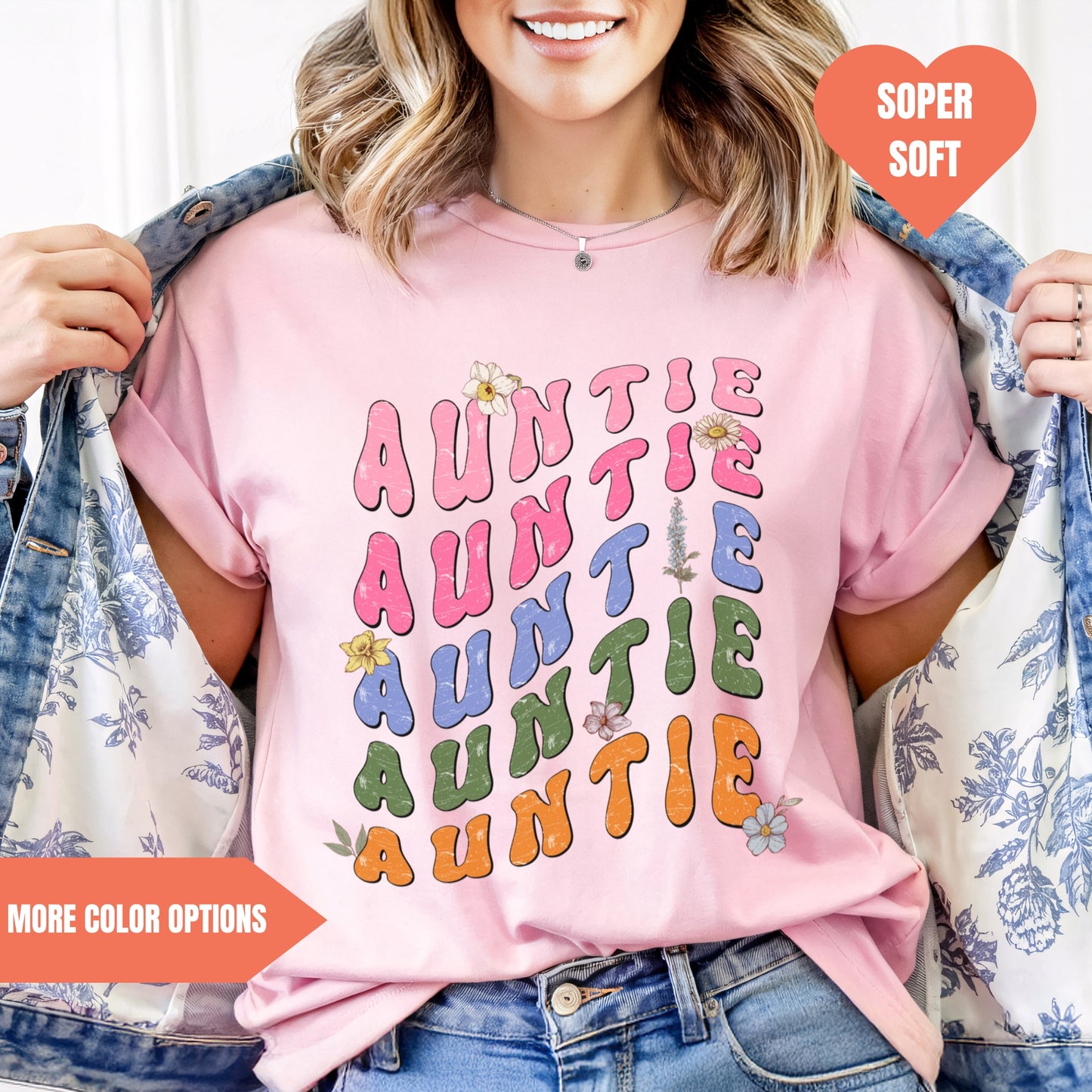a woman wearing a pink t - shirt with the words,'a little,
