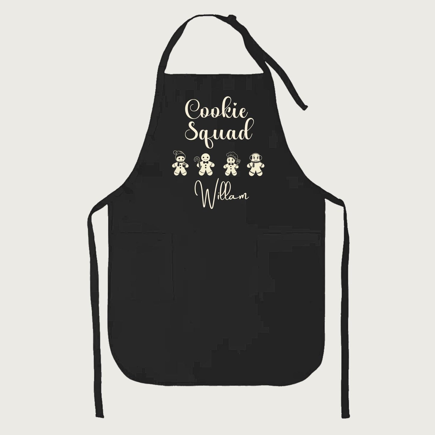 Personalized Name Family Baking Apron Cookie Squad