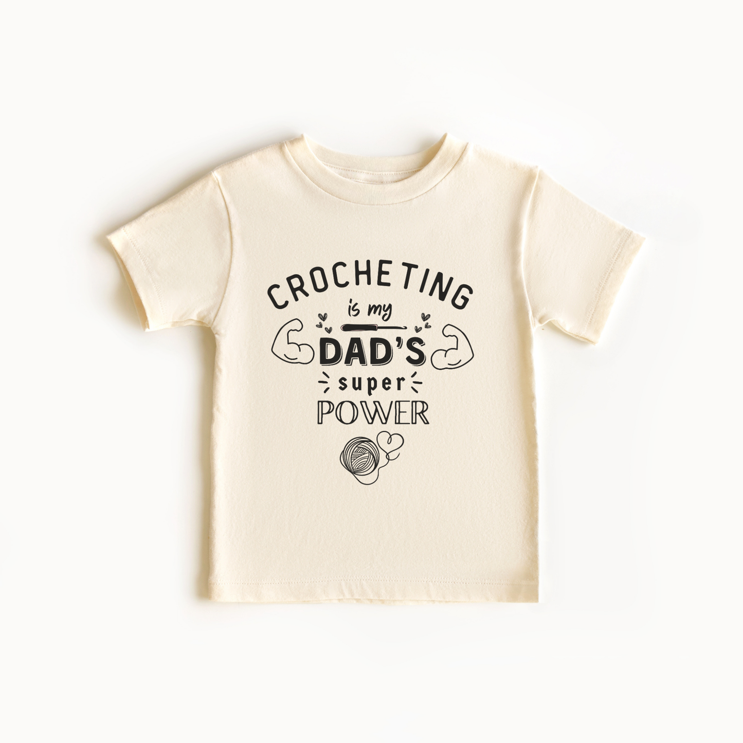 Infant Tee - Crocheting is My Dad's Super Power XXS02