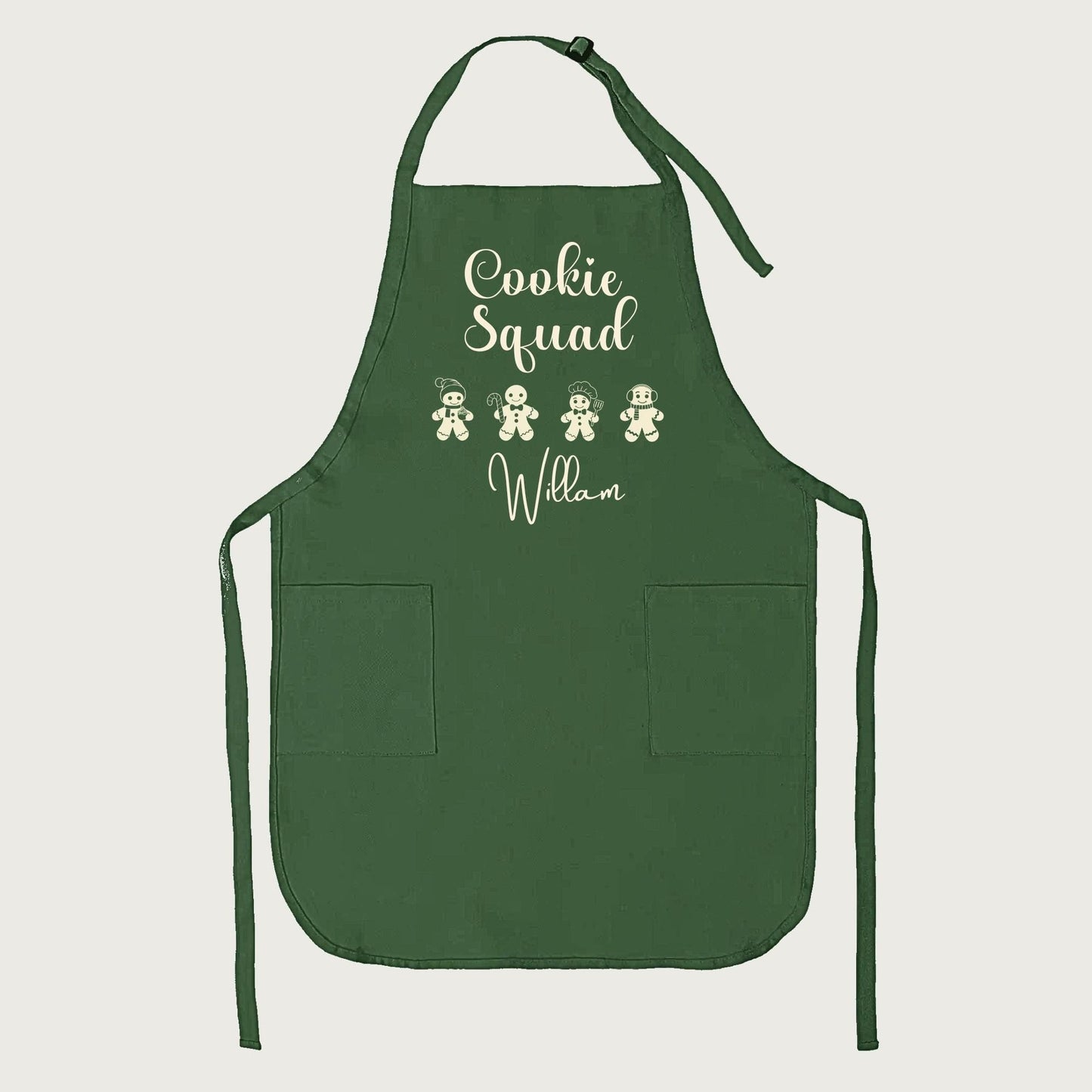 Personalized Name Family Baking Apron Cookie Squad
