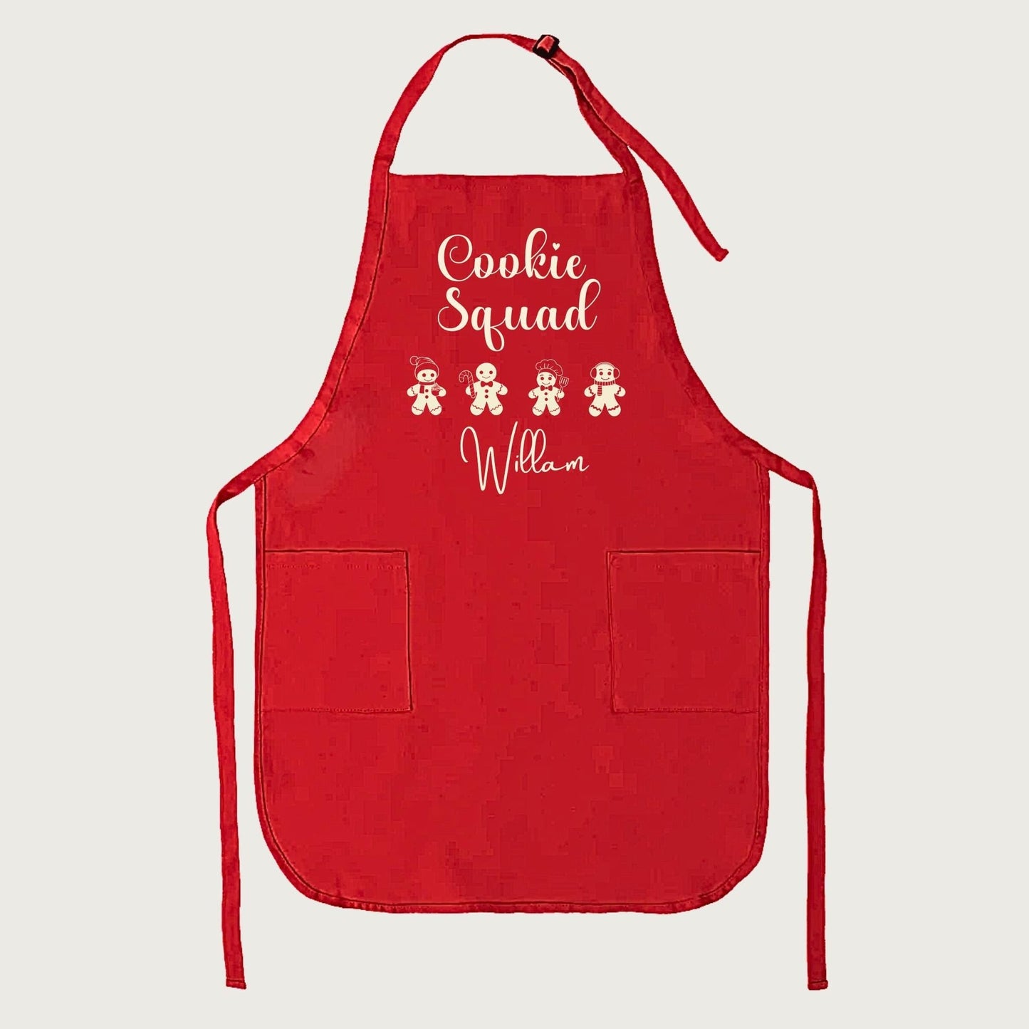 Personalized Name Family Baking Apron Cookie Squad