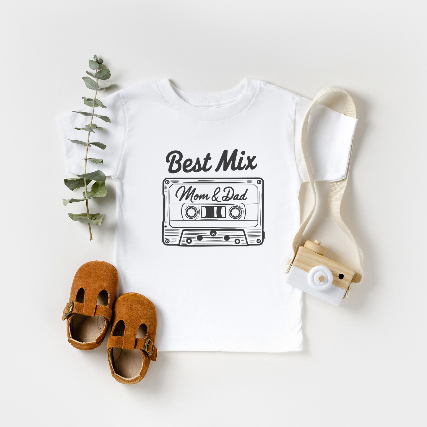 Best Mix Mom And Dad Toddler Tee Short Sleeve Shirt
