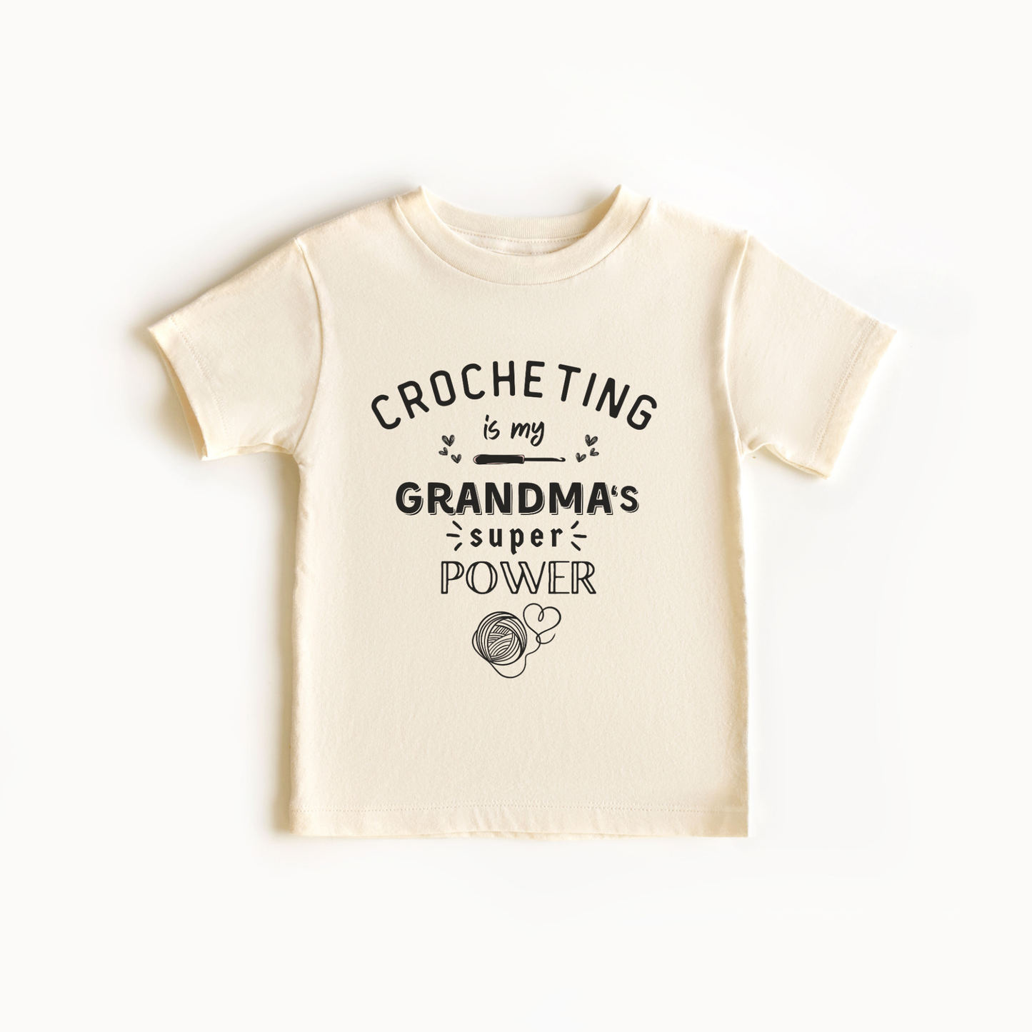 Infant Tee - Crocheting is My Grandma's Super Power XXS01