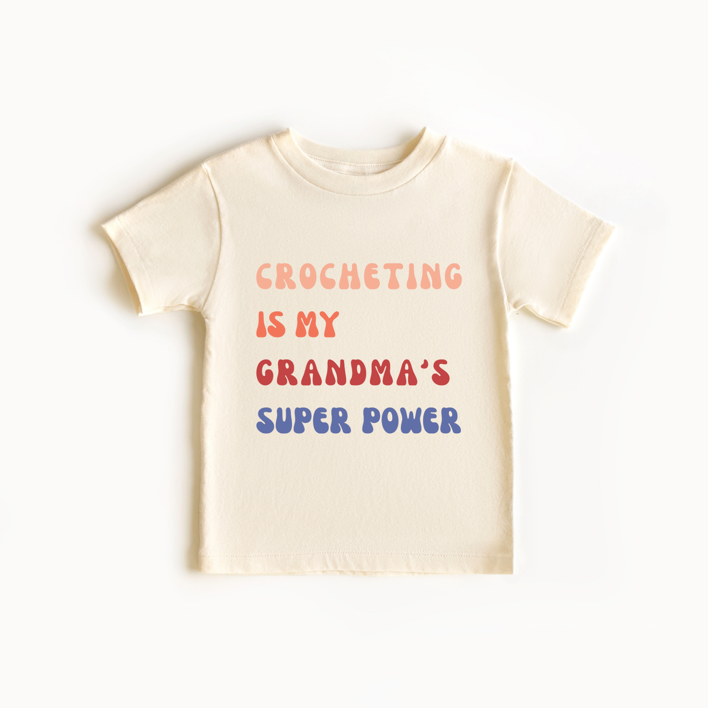 Infant Tee - Crocheting is My Grandma's Super Power XXS03