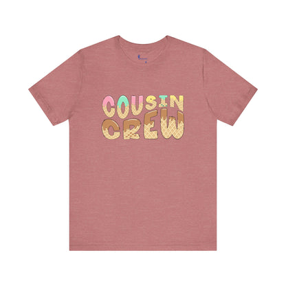 Copy of Donut Cousin Crew Family Matching Shirt Family Photo Shirt BabyAnnouncement Tee Gift for New Parents Birthday