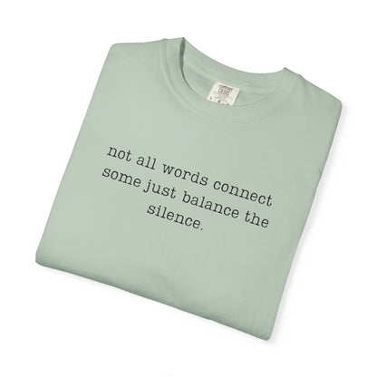 Not All Words Connect Comfort Colors® Soft Retro Tee | Resist Shirt, Anti Trump Shirt, Democrat Shirt, Democrat Gift Shirt