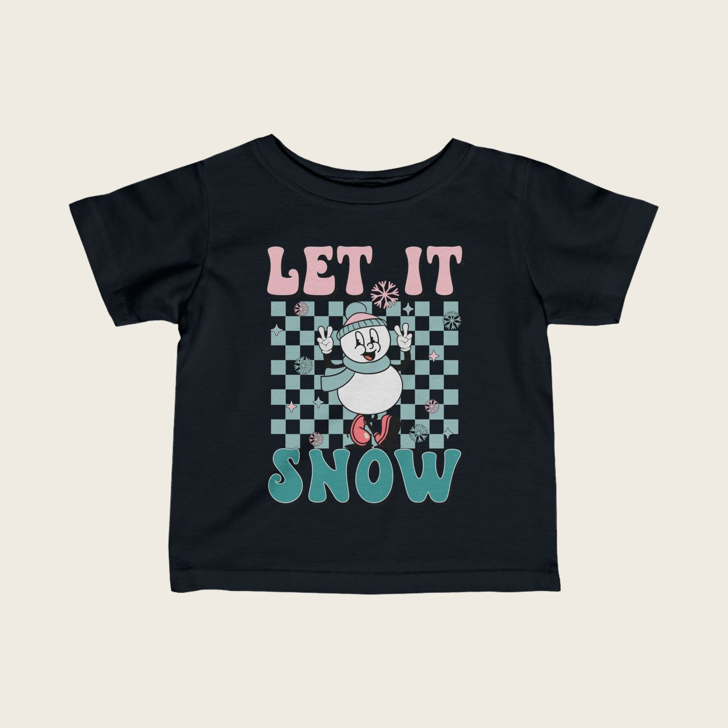 Infant Tee - Let it Snow Winter Design