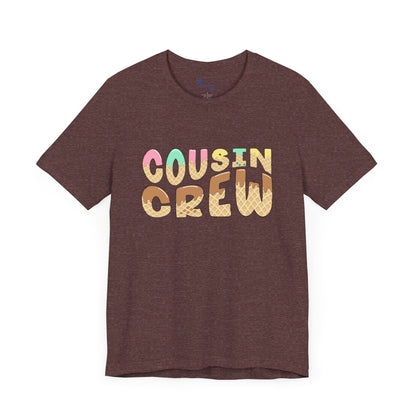 Copy of Donut Cousin Crew Family Matching Shirt Family Photo Shirt BabyAnnouncement Tee Gift for New Parents Birthday