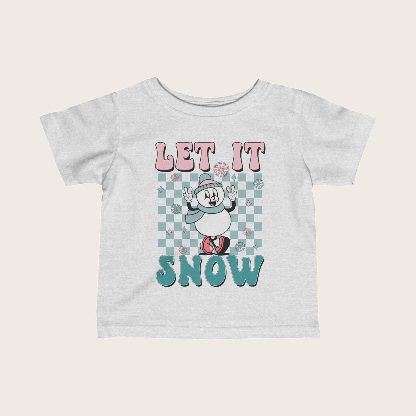 Infant Tee - Let it Snow Winter Design