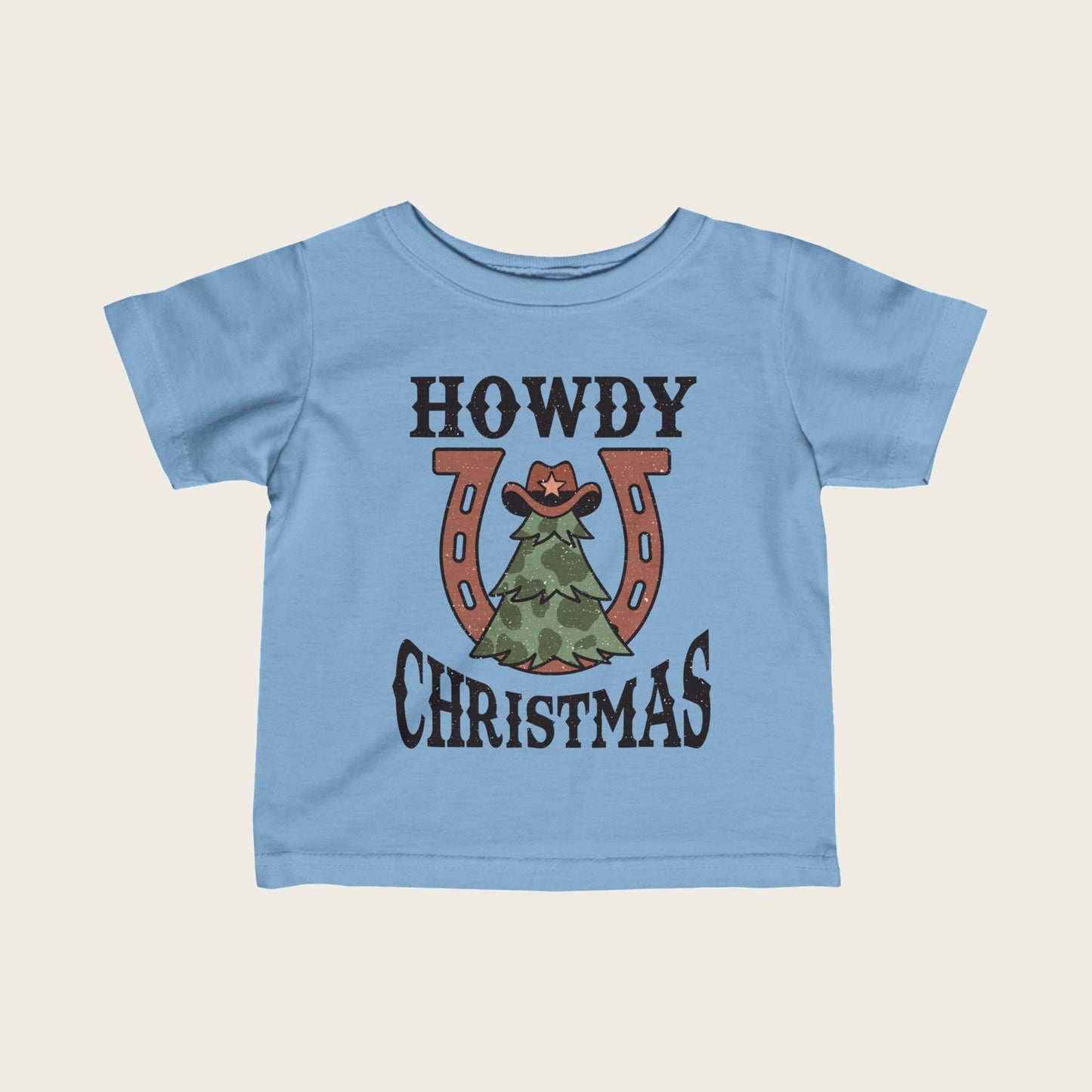 Christmas Infant Tee - Howdy Christmas 03