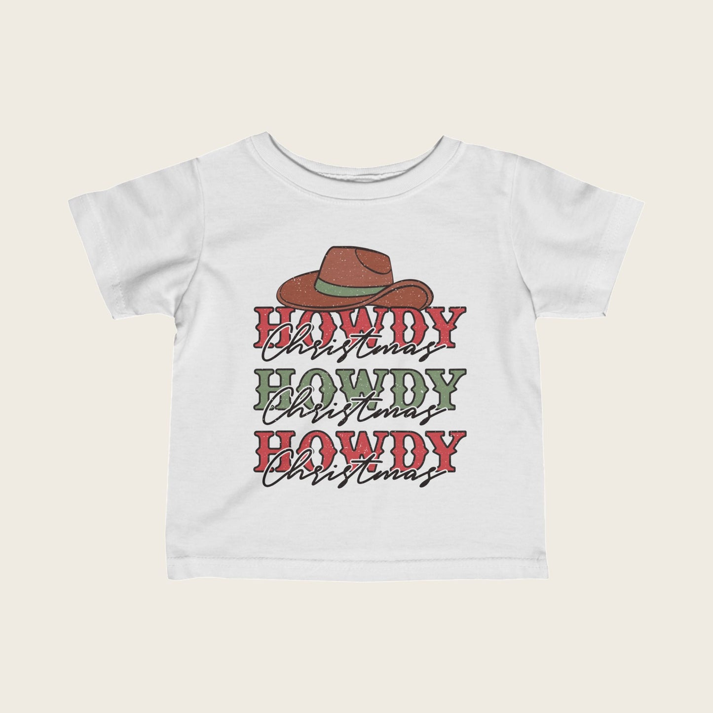 Christmas Infant Tee - Howdy Christmas 05