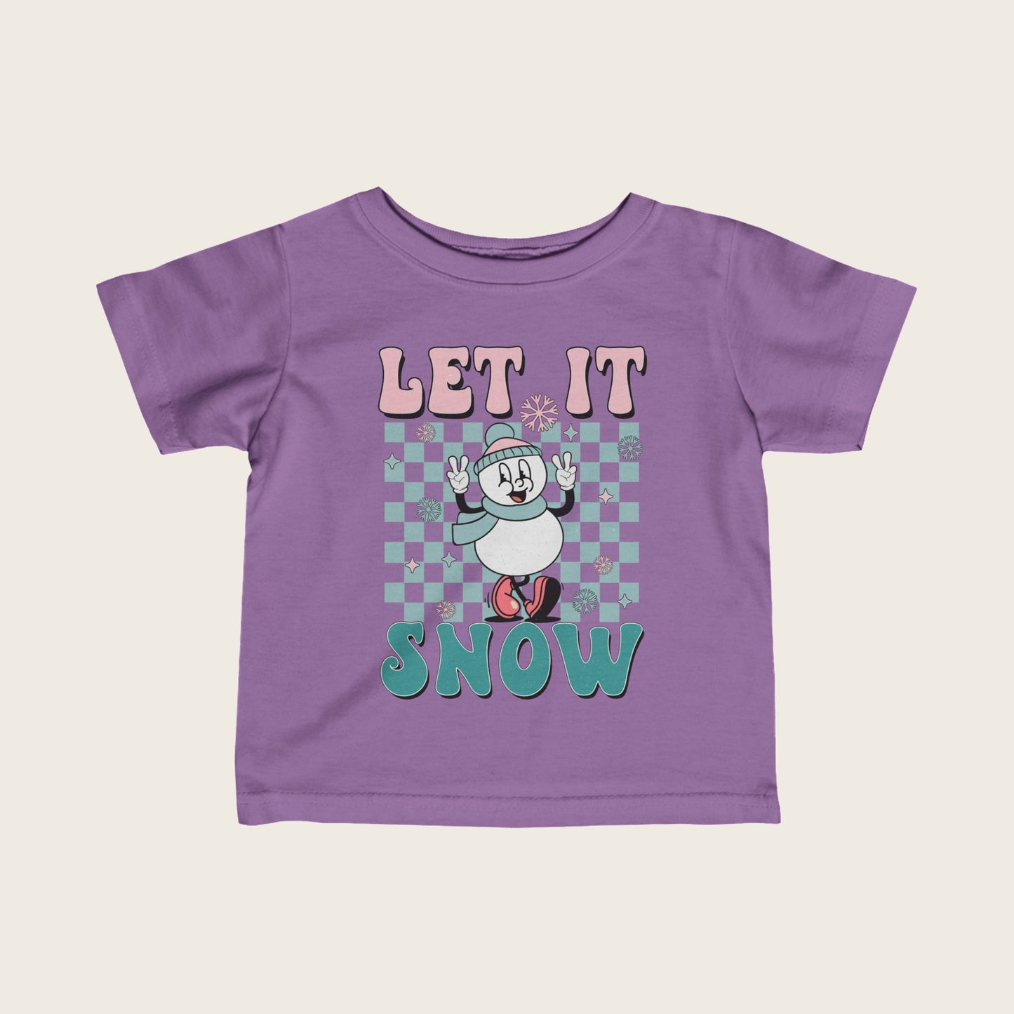 Infant Tee - Let it Snow Winter Design