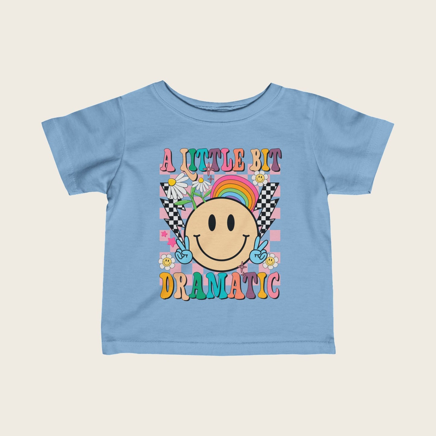 Colorful Infant Tee - A Little Bit Dramatic 02