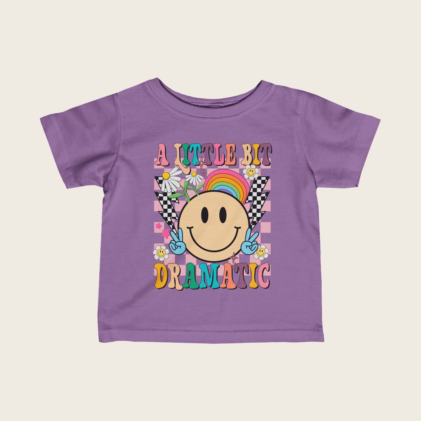 Colorful Infant Tee - A Little Bit Dramatic 02