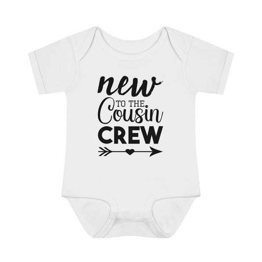 Baby Bodysuit - 'new to the cousin crew' Design