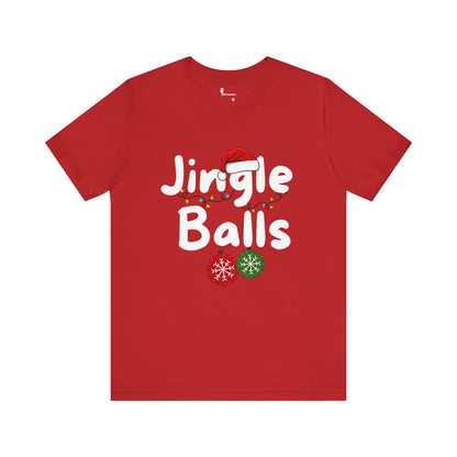 Christmas Couple Funny T-Shirt Jingle Balls XXS02