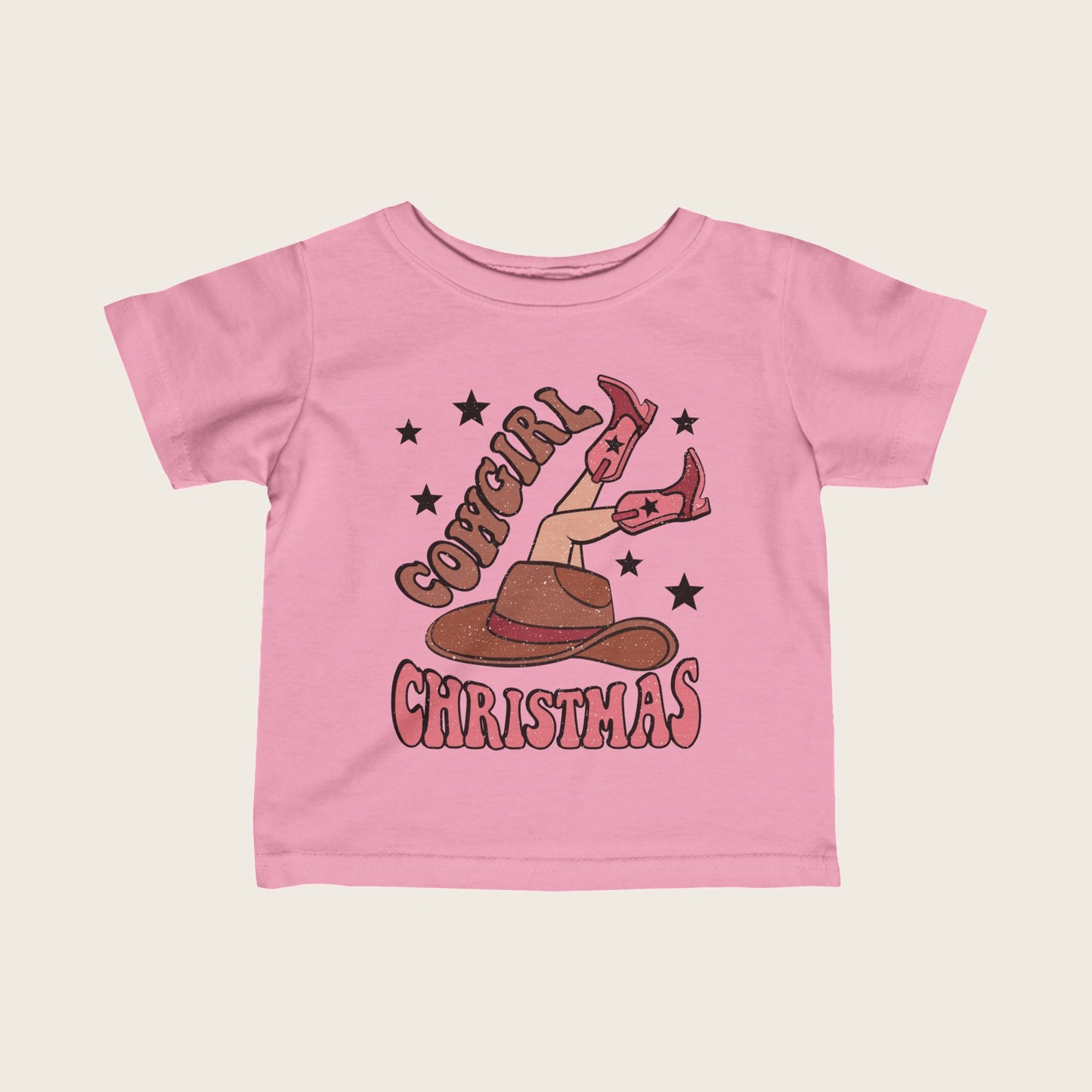 Christmas Infant Tee - Cowgirl Christmas