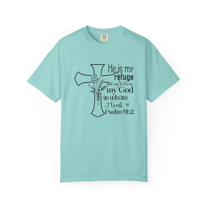 Comfort Colors® Christian Shirt Cross Shirt Every Morning Bible Verse Shirt Religious Women Gift Faith Tee Christian Gifts JesusTee 91:2