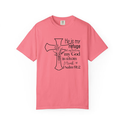 Comfort Colors® Christian Shirt Cross Shirt Every Morning Bible Verse Shirt Religious Women Gift Faith Tee Christian Gifts JesusTee 91:2