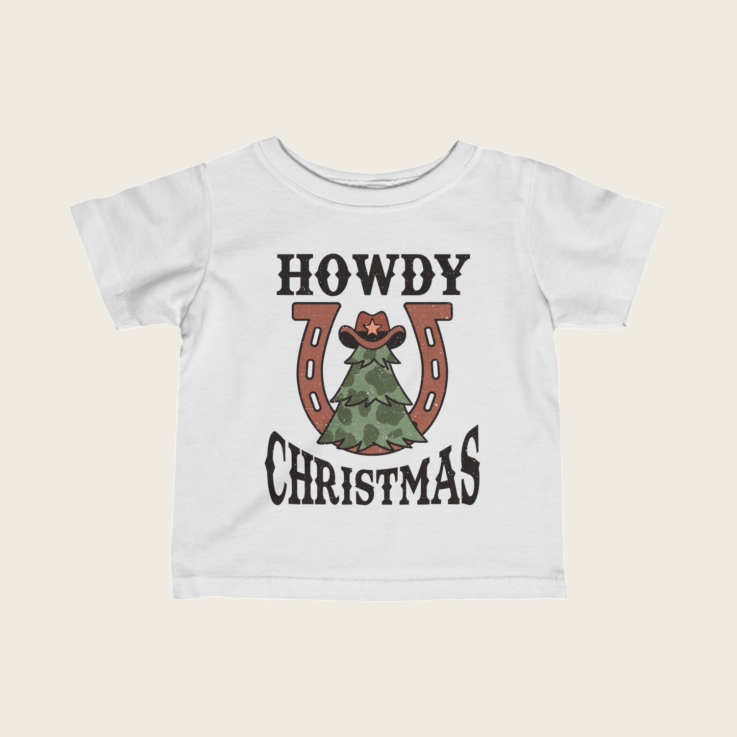 Christmas Infant Tee - Howdy Christmas 03