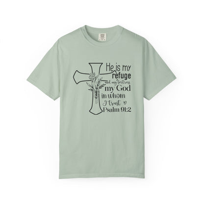 Comfort Colors® Christian Shirt Cross Shirt Every Morning Bible Verse Shirt Religious Women Gift Faith Tee Christian Gifts JesusTee 91:2