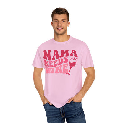 Comfort Colors® Mom Shirt Mom Needs Wine Shirt Wine Lover Shirt Wine Mama Birthday Shirt Women Gift For Mother's Day Tee